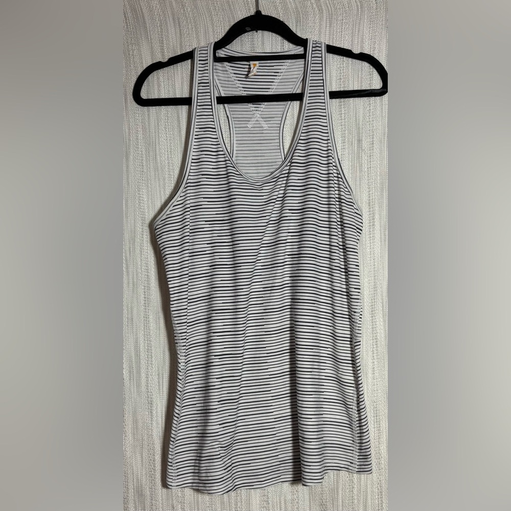 Lucy Monochrome Striped Tank Top